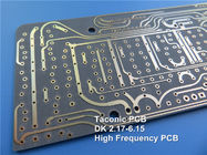 PWB de alta frecuencia Taconic empleado TLX-9 62mil 1.575m m con la plata de la inmersión para los mezcladores, los divisores, los filtros y los combinadores